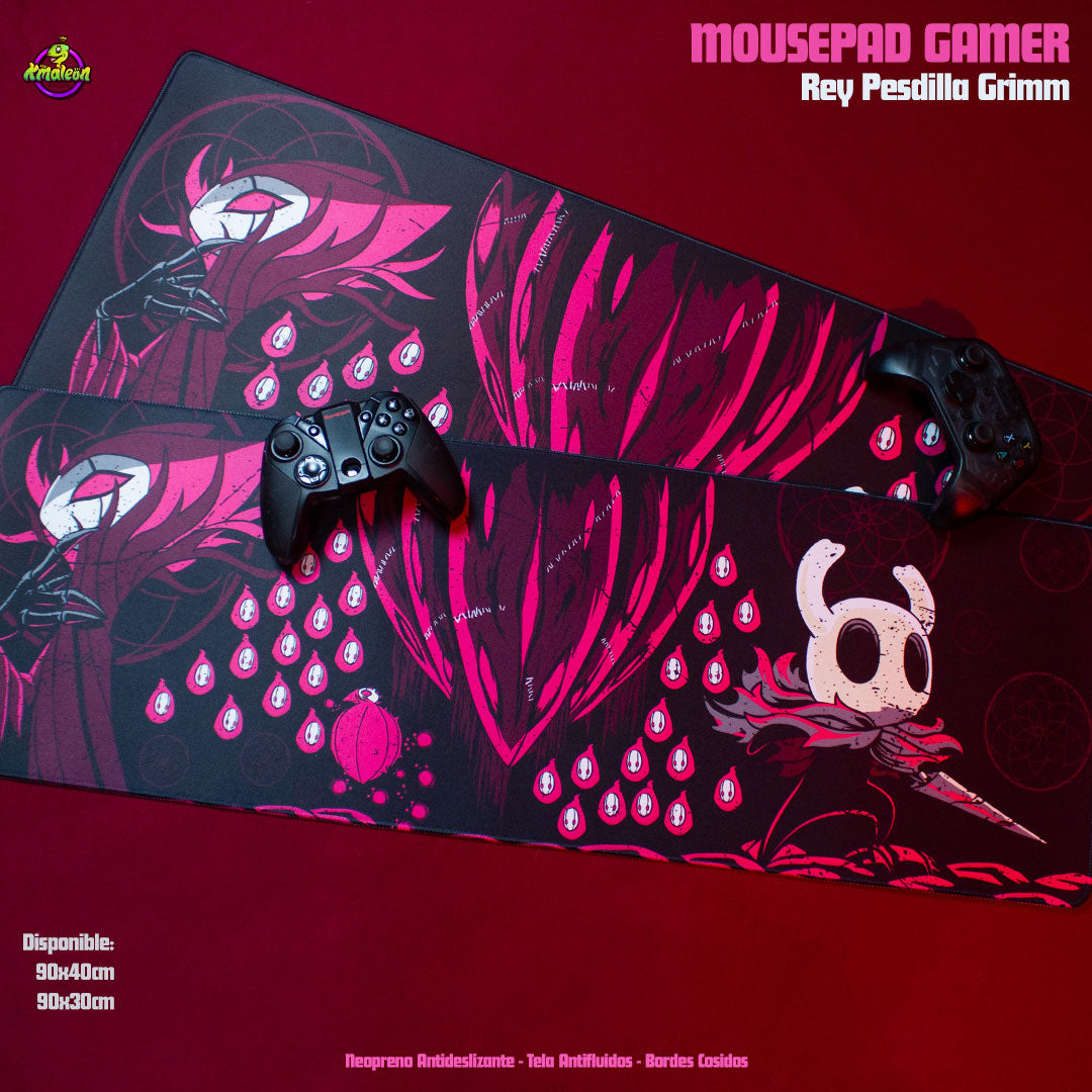Mousepad Gamer Rey Pesadilla Grimm – Hollow Knight | Kmaleon