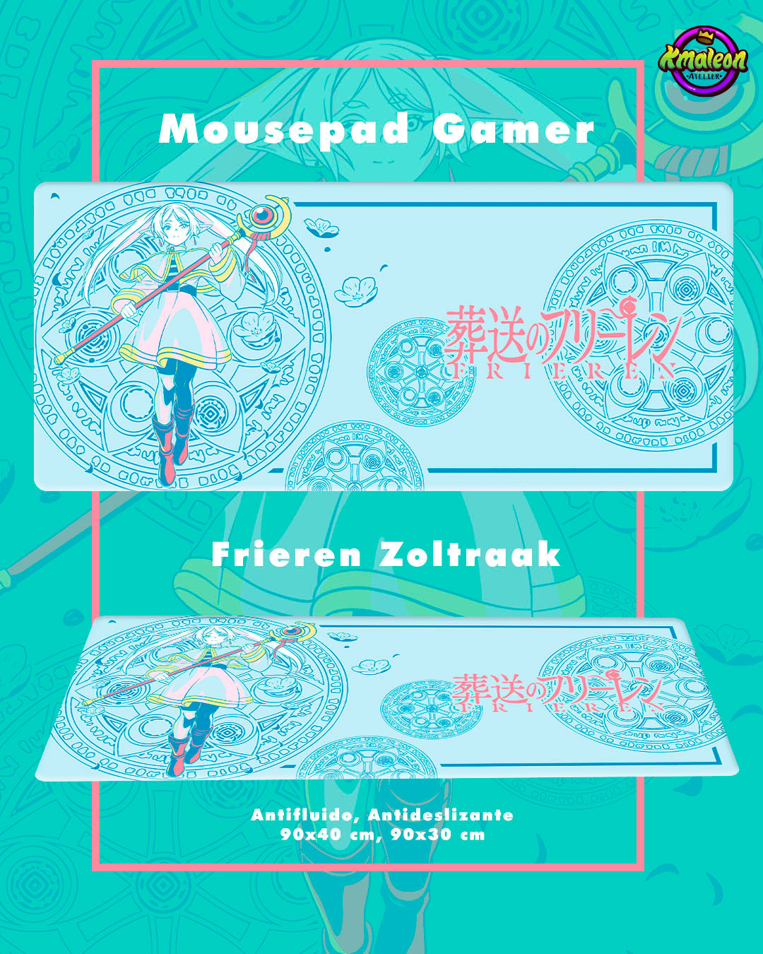 Mousepad Gamer Frieren Zoltraak – Edición Exclusiva | Kmaleon