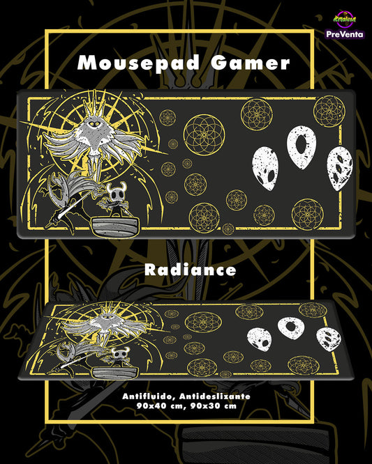 Mousepad Gamer Radiance – Hollow Knight | Kmaleon