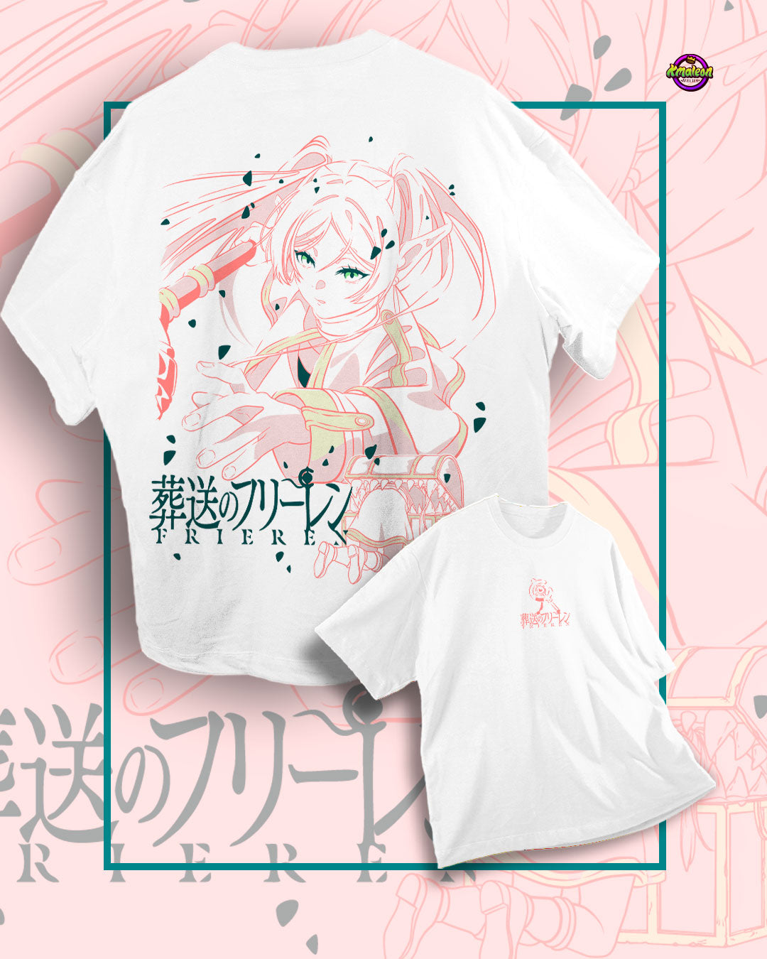 Kmiseta Frieren Pink