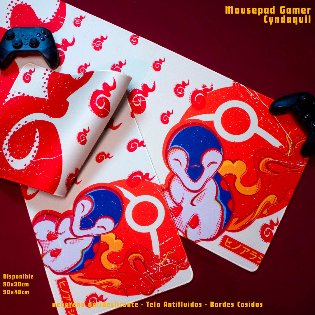 Mousepad Gamer Cyndaquil – Edición Exclusiva | Kmaleon
