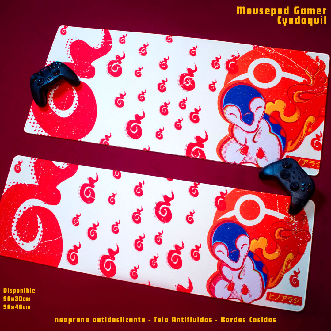 Mousepad Gamer Cyndaquil – Edición Exclusiva | Kmaleon